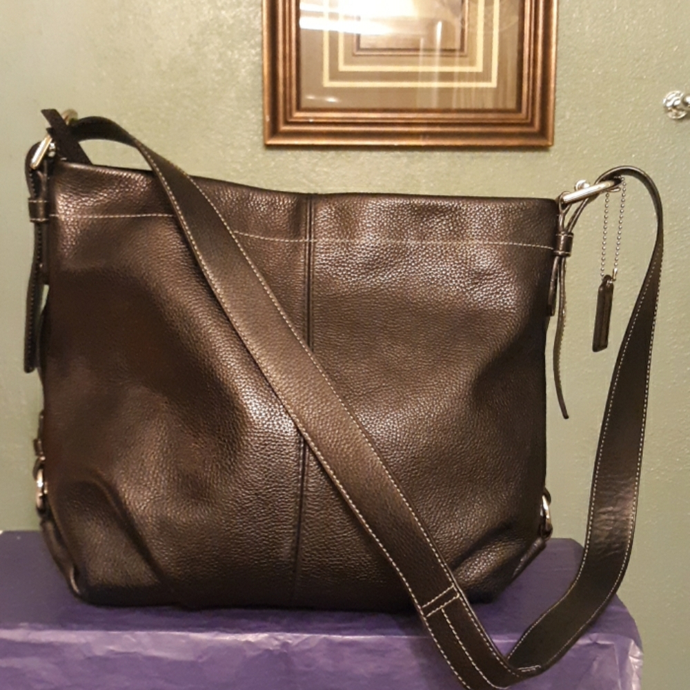 Coach leather purse